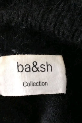 Pull Bash Noir en Laine