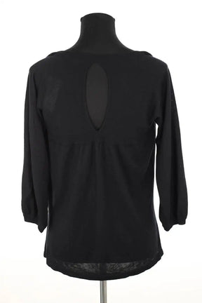 Pull Bash Noir en Soie