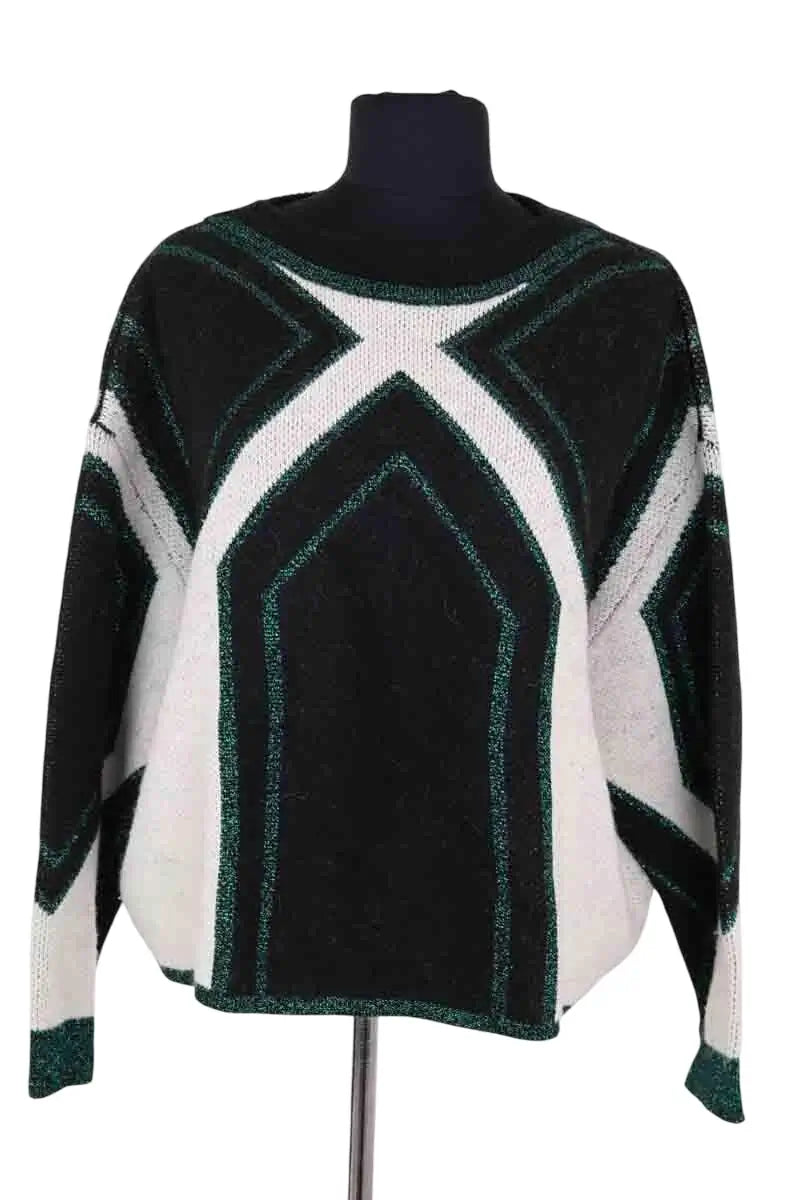 Pull Ba&Sh Noir en Synthétique, taille S - Seconde Main