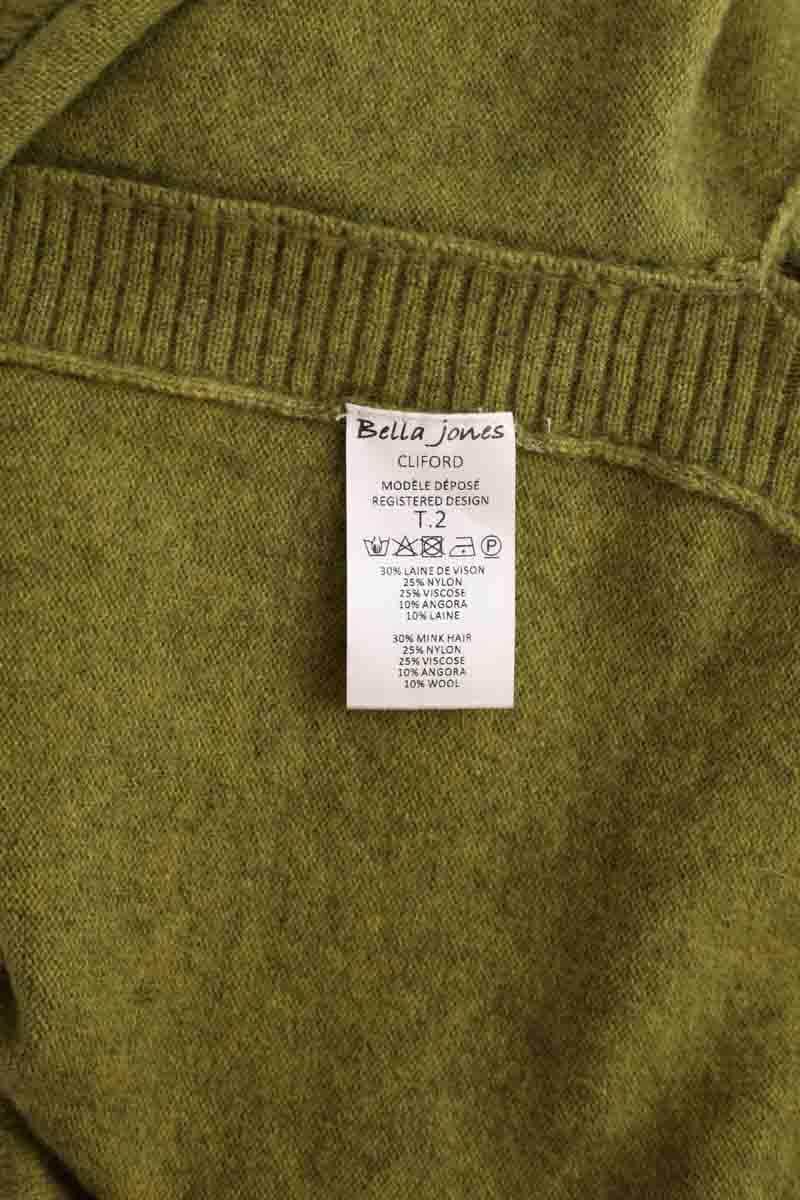 Pull Bella Jones Cliford Kaki en Laine