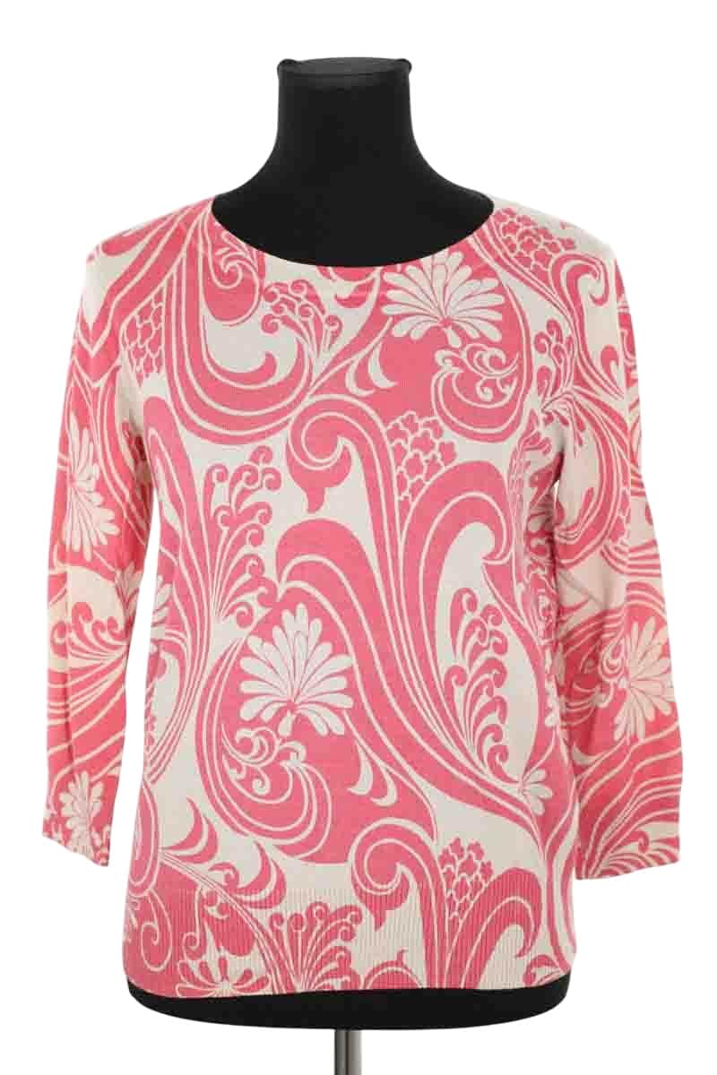 Pull Boden Rose en Coton, taille L - Seconde Main