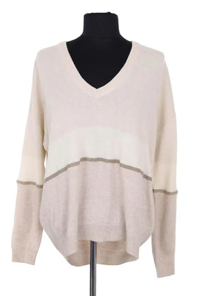 Pull Brunello Cucinelli Beige en Cachemire, taille S - Seconde Main