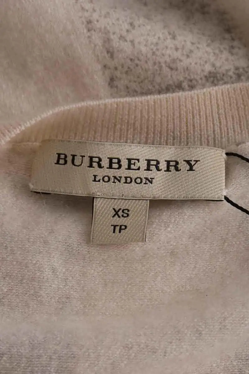 Pull Burberry Beige en Cachemire