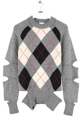 Pull Burberry Gris en Laine, taille XS - Seconde Main