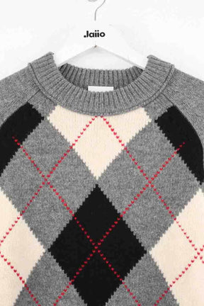 Pull Burberry Gris en Laine
