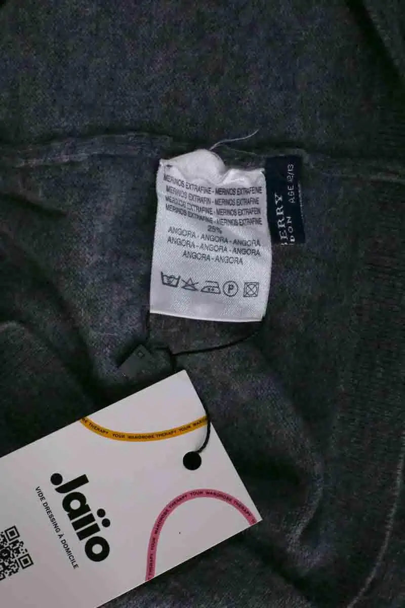 Pull Burberry Gris en Laine