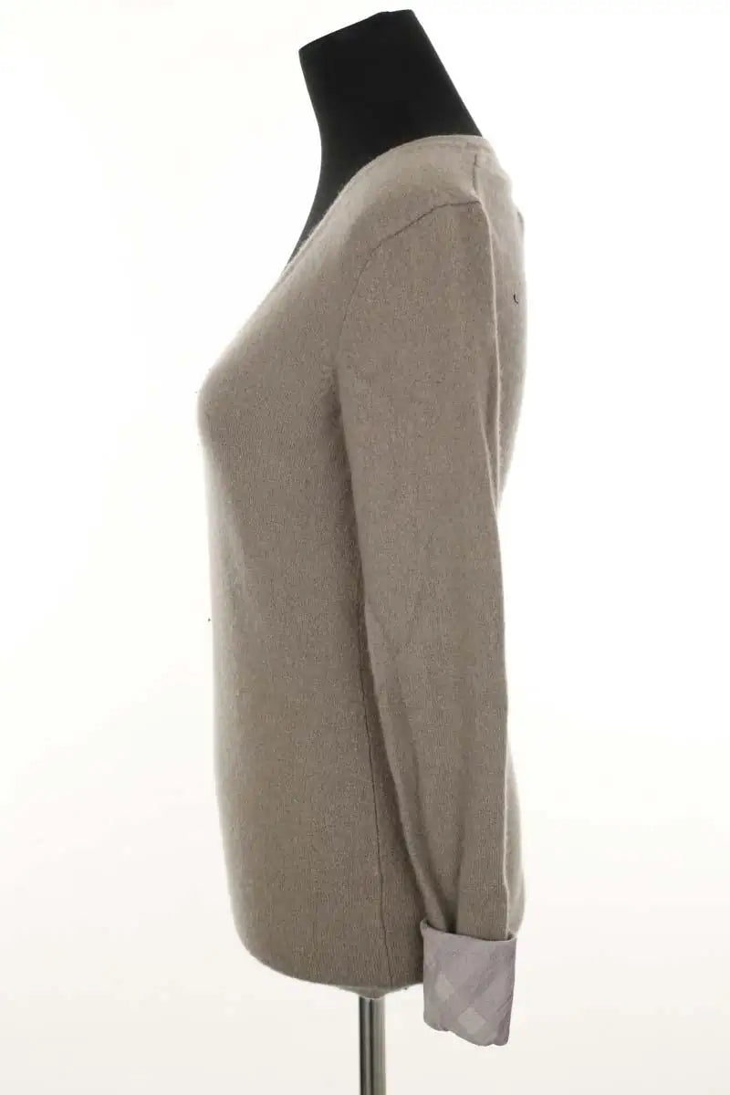 Pull Burberry Marron en Cachemire