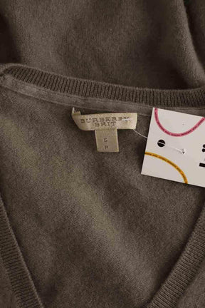 Pull Burberry Marron en Cachemire
