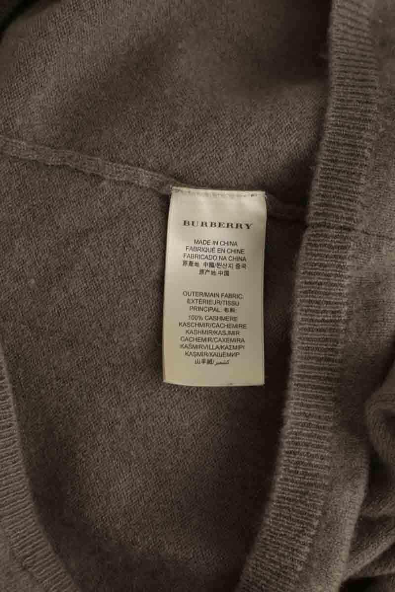 Pull Burberry Marron en Cachemire