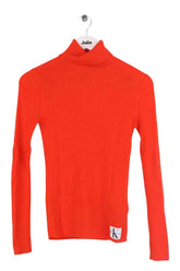 Pull Calvin Klein Orange en Laine, taille XS - Seconde Main
