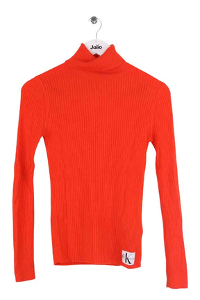Pull Calvin Klein Orange en Laine, taille XS - Seconde Main