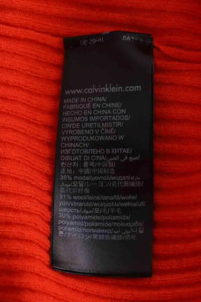 Pull Calvin Klein Orange en Laine