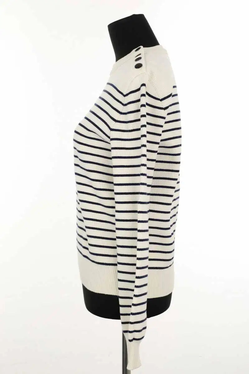 Pull Celine Blanc en Coton