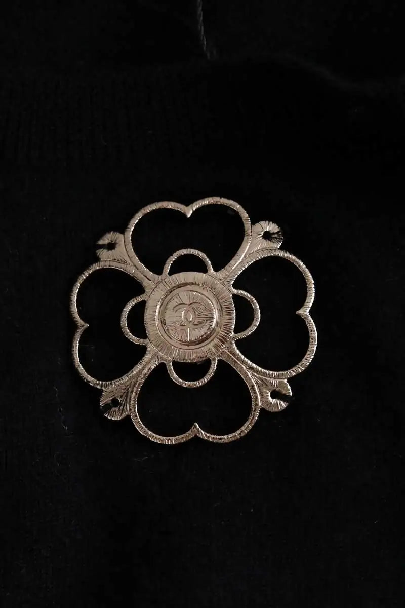 Pull Chanel Noir en Cachemire