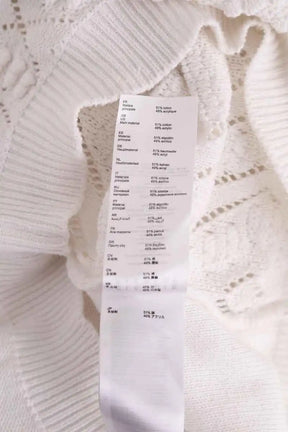 Pull Claudie Pierlot Blanc en Coton