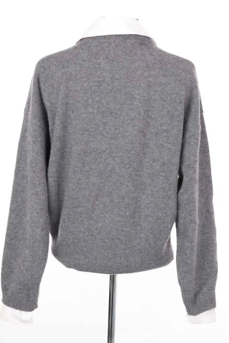 Pull Claudie Pierlot Gris en Cachemire