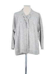Pull Claudie Pierlot Gris en Laine, taille M - Seconde Main