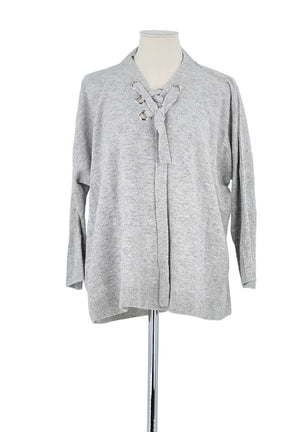 Pull Claudie Pierlot Gris en Laine, taille M - Seconde Main