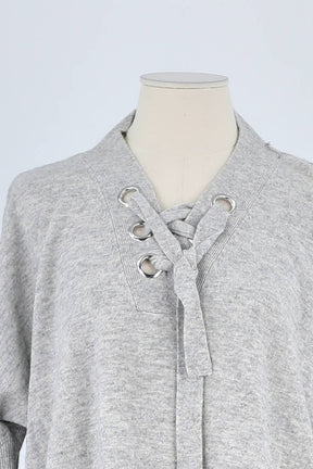 Pull Claudie Pierlot Gris en Laine