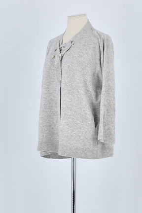 Pull Claudie Pierlot Gris en Laine