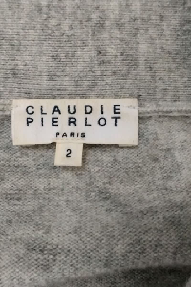 Pull Claudie Pierlot Gris en Laine