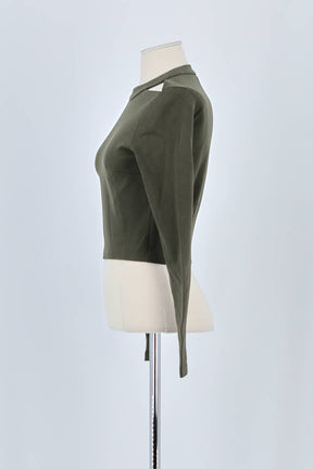 Pull Claudie Pierlot Kaki en Viscose