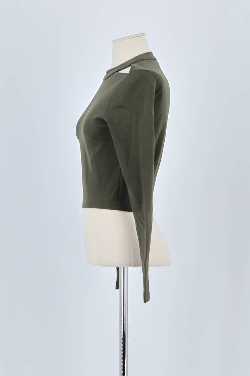 Pull Claudie Pierlot Kaki en Viscose