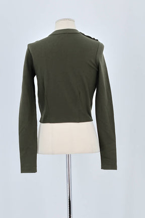 Pull Claudie Pierlot Kaki en Viscose
