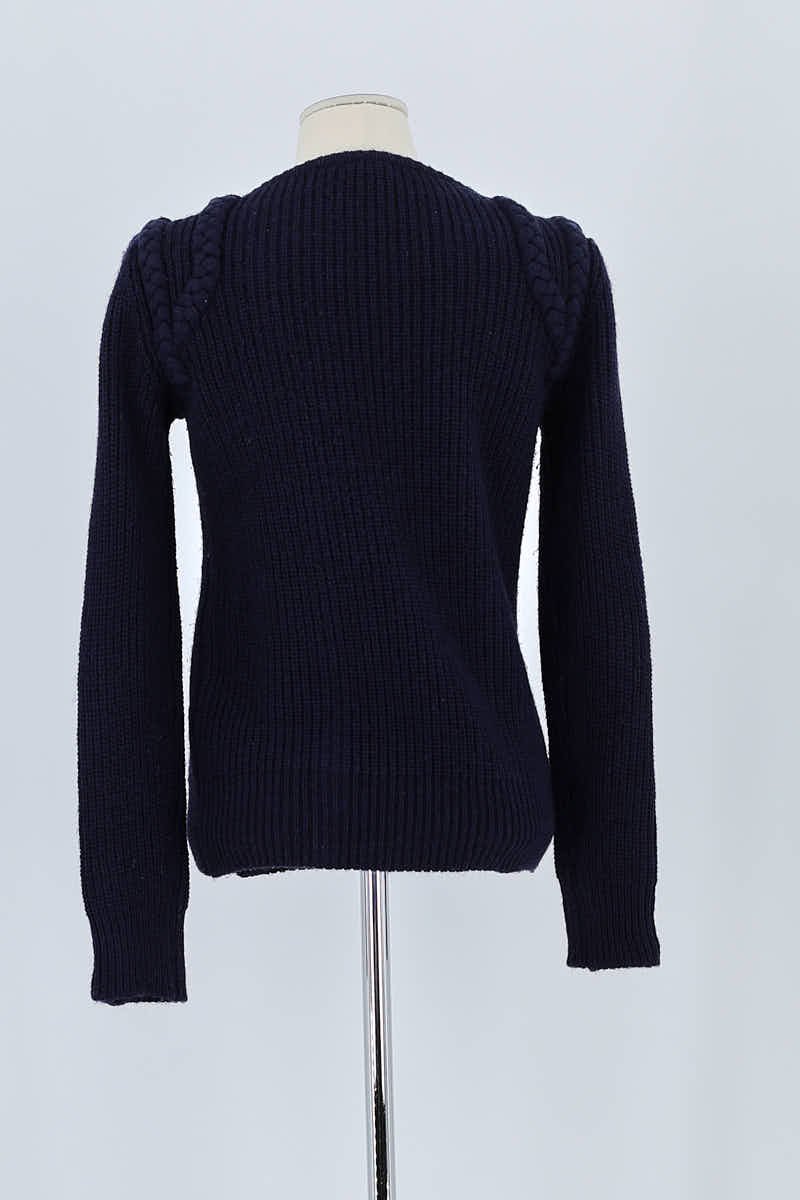 Pull Claudie Pierlot Marine en Laine