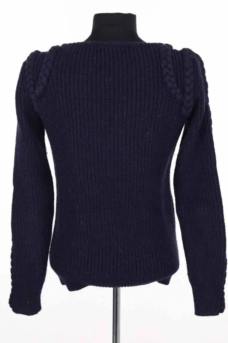 Pull Claudie Pierlot Marine en Synthétique