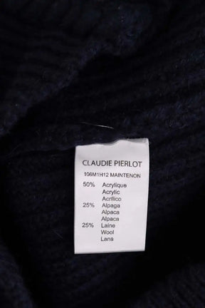 Pull Claudie Pierlot Marine en Synthétique