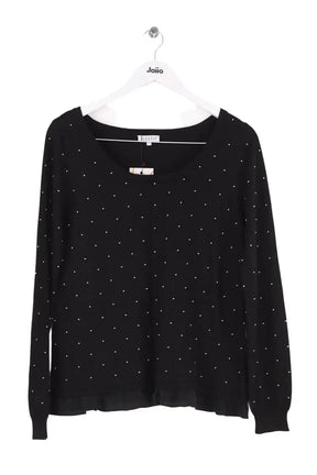 Pull Claudie Pierlot Noir en Coton, taille L - Seconde Main