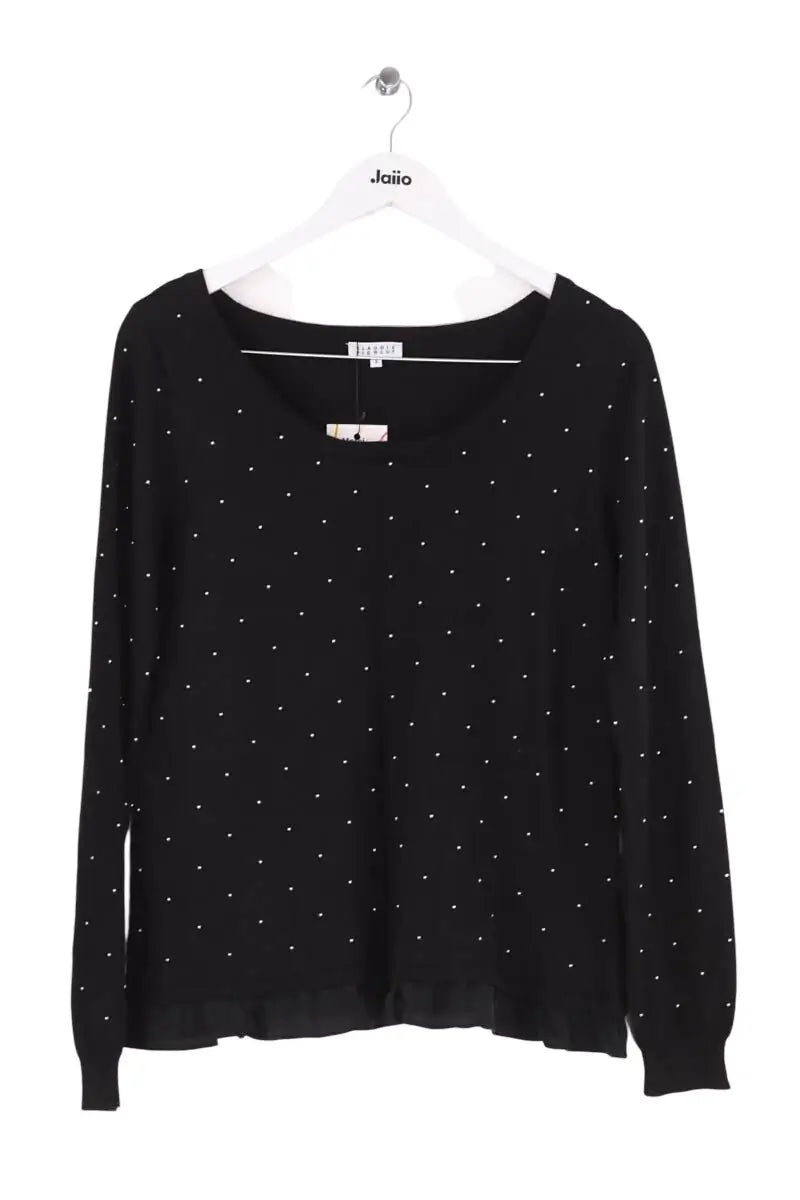 Pull Claudie Pierlot Noir en Coton, taille L - Seconde Main