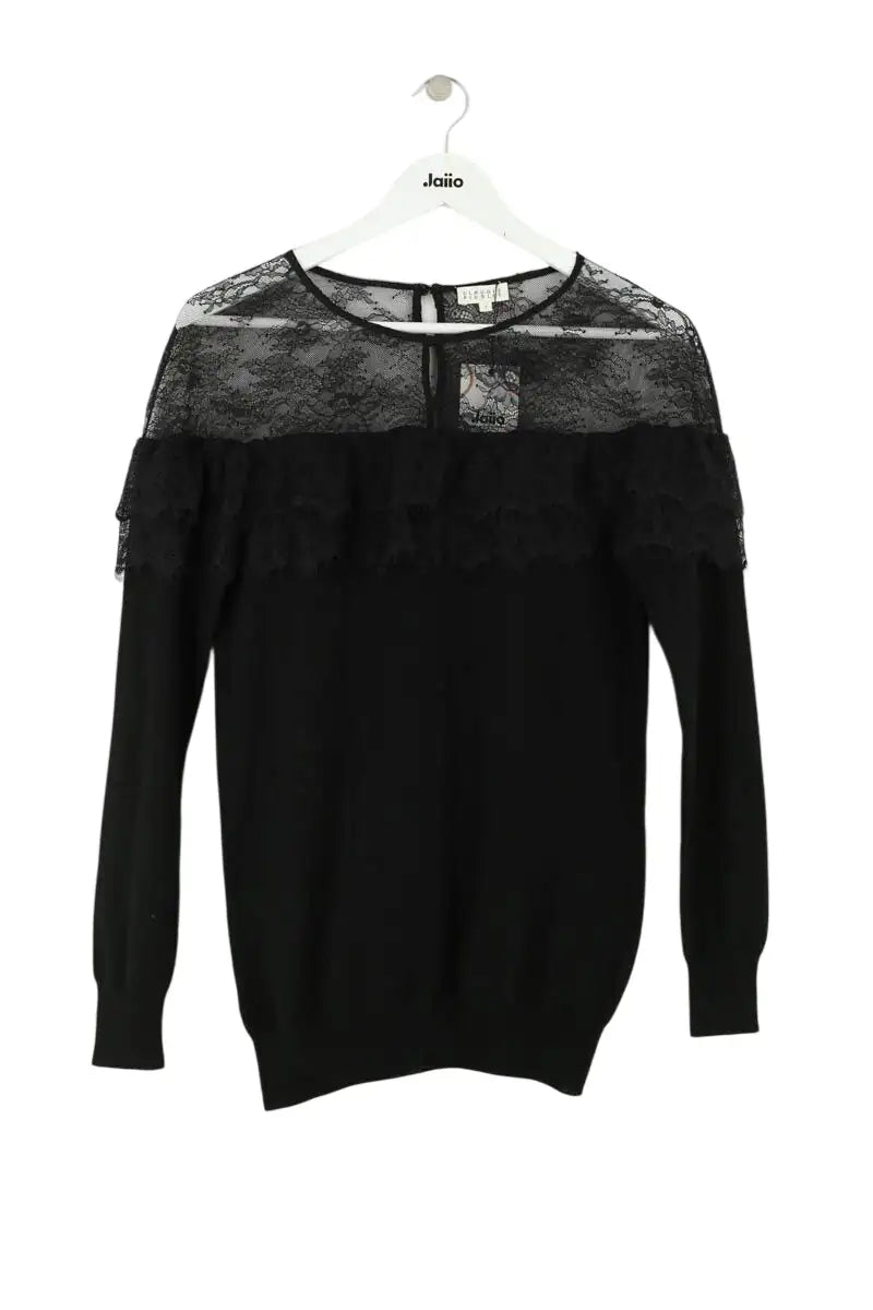 Pull Claudie Pierlot Noir en Laine, taille S - Seconde Main