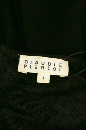 Pull Claudie Pierlot Noir en Laine