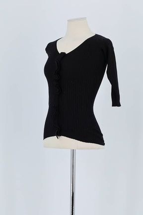 Pull Claudie Pierlot Noir en Laine