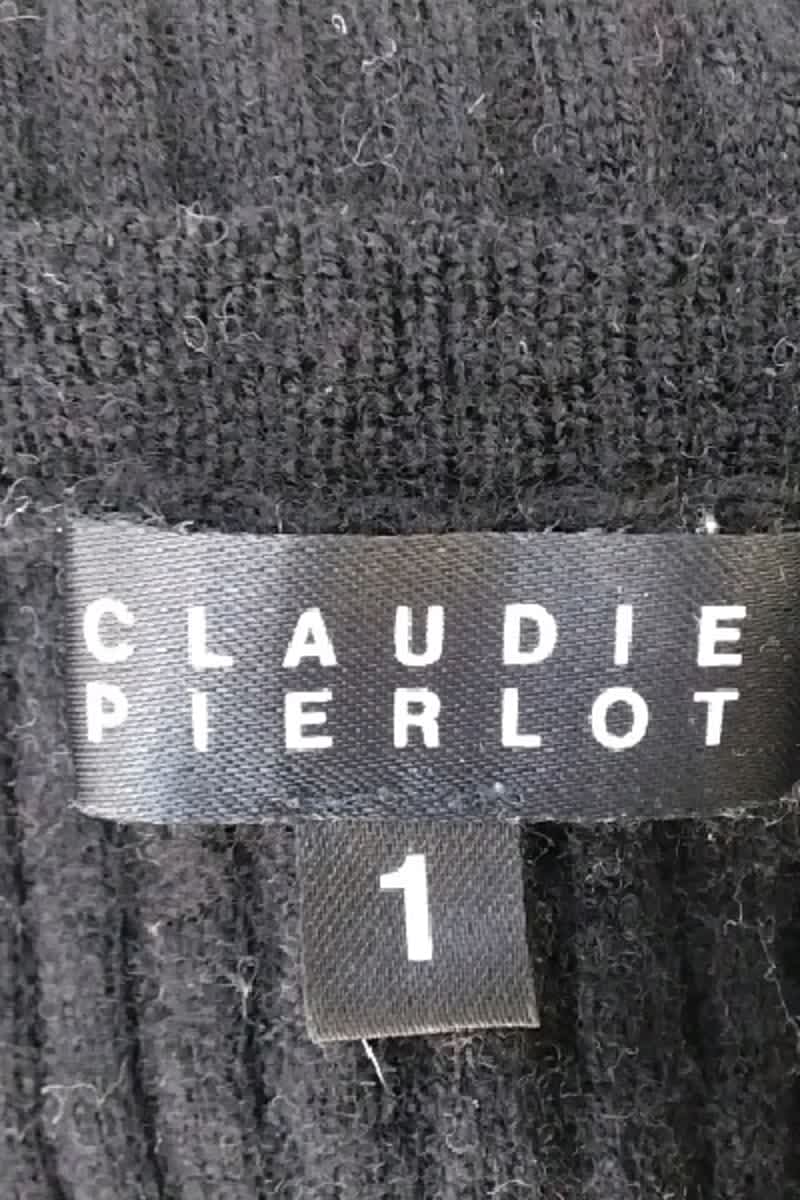 Pull Claudie Pierlot Noir en Laine