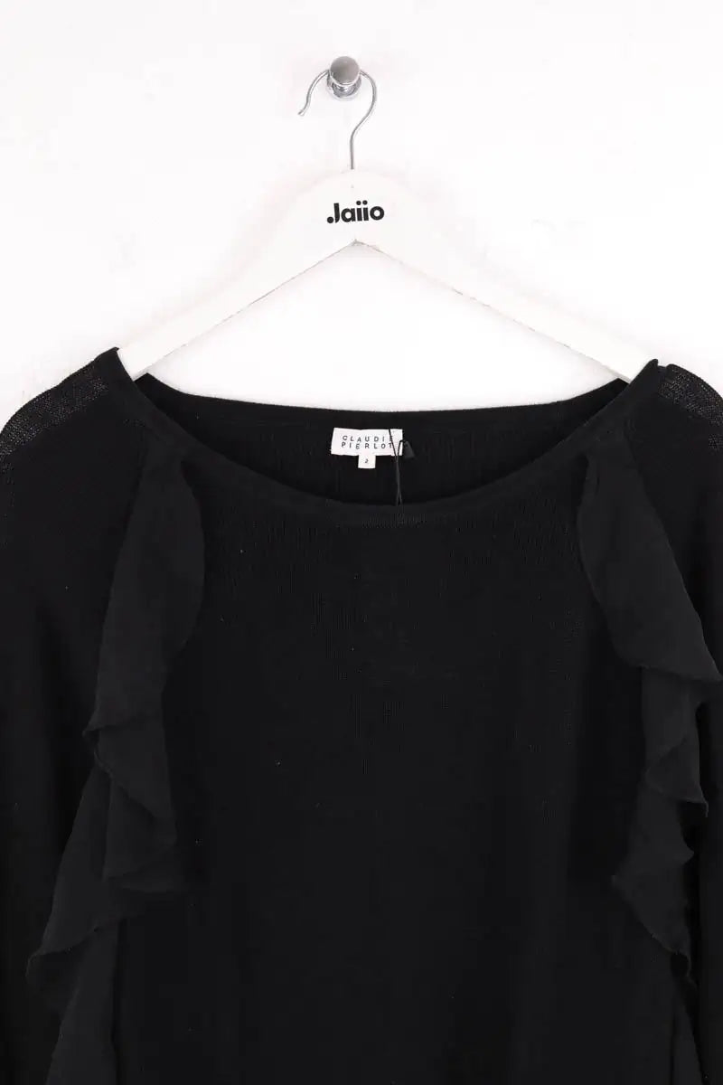 Pull Claudie Pierlot Noir en Soie