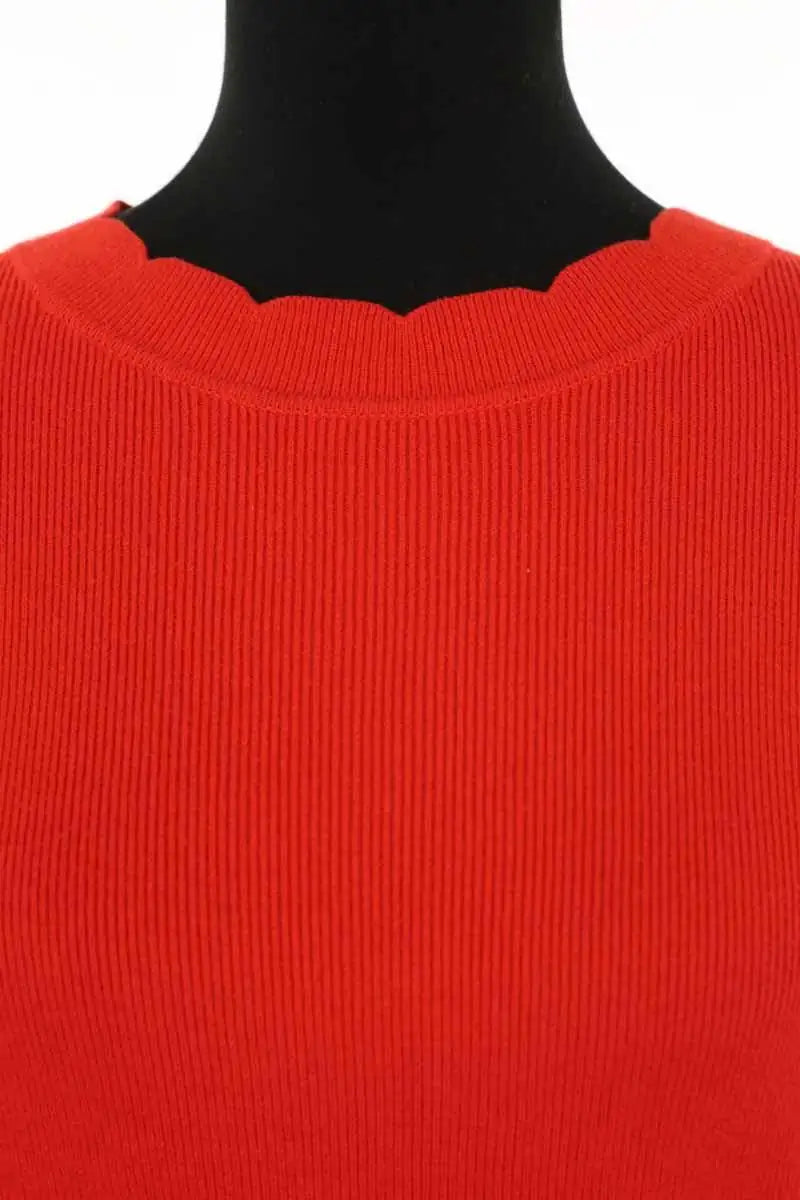 Pull Claudie Pierlot Rouge en Coton