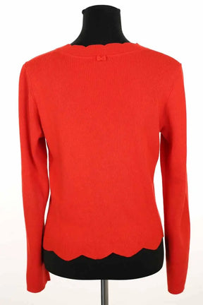 Pull Claudie Pierlot Rouge en Coton