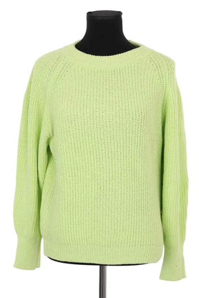 Pull Claudie Pierlot Vert en Coton, taille L - Seconde Main