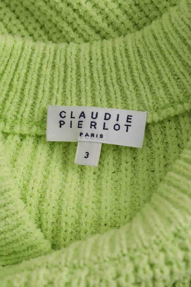 Pull Claudie Pierlot Vert en Coton