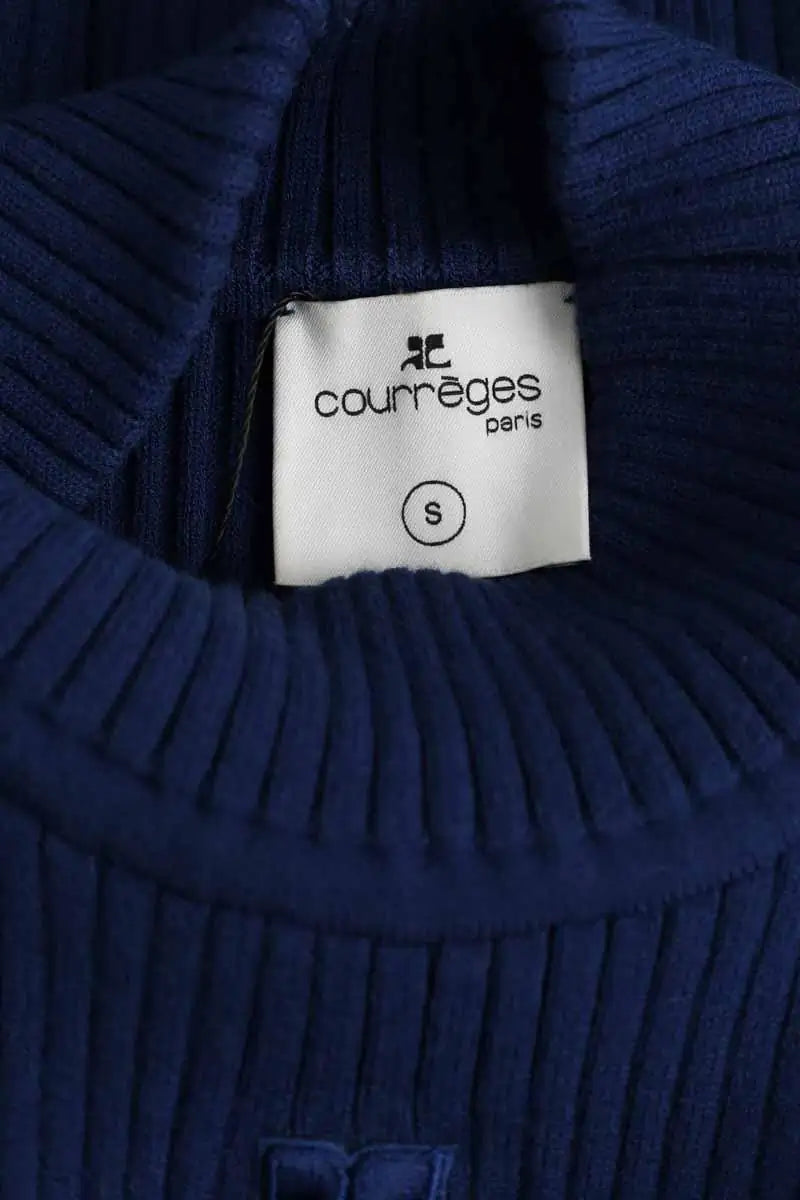 Pull Courrèges Bleu en Viscose
