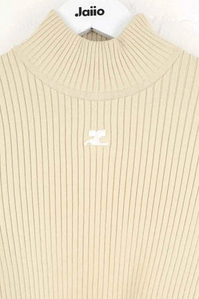 Pull Courrèges Ecru en Viscose