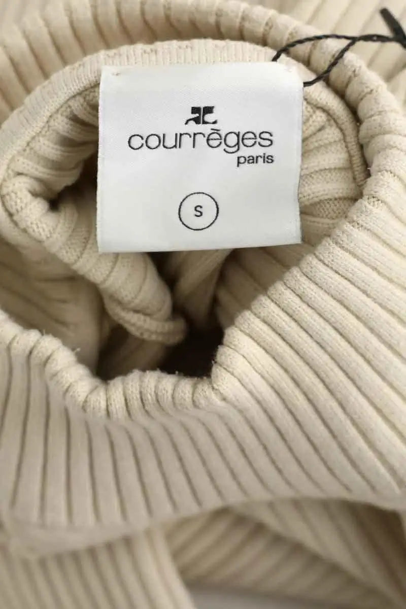 Pull Courrèges Ecru en Viscose