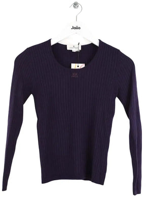 Pull Courrèges Marine en Laine, taille M - Seconde Main