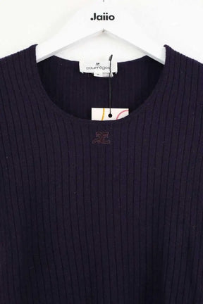 Pull Courrèges Marine en Laine