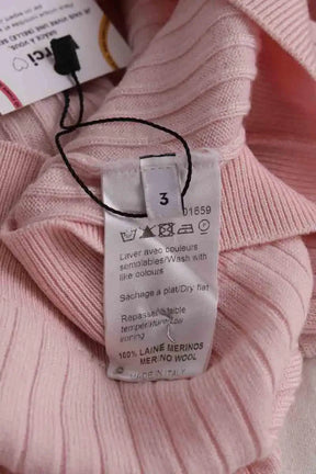 Pull Courrèges Rose en Laine
