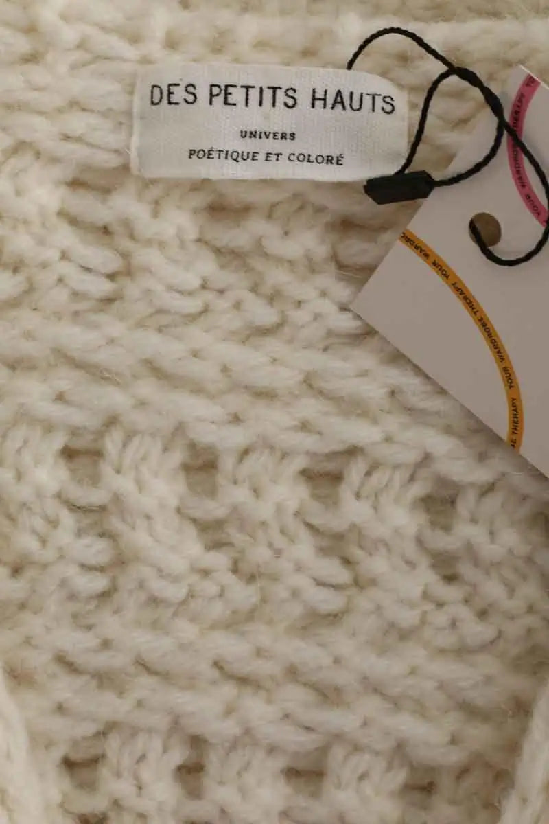 Pull Des Petits Hauts Beige en Laine