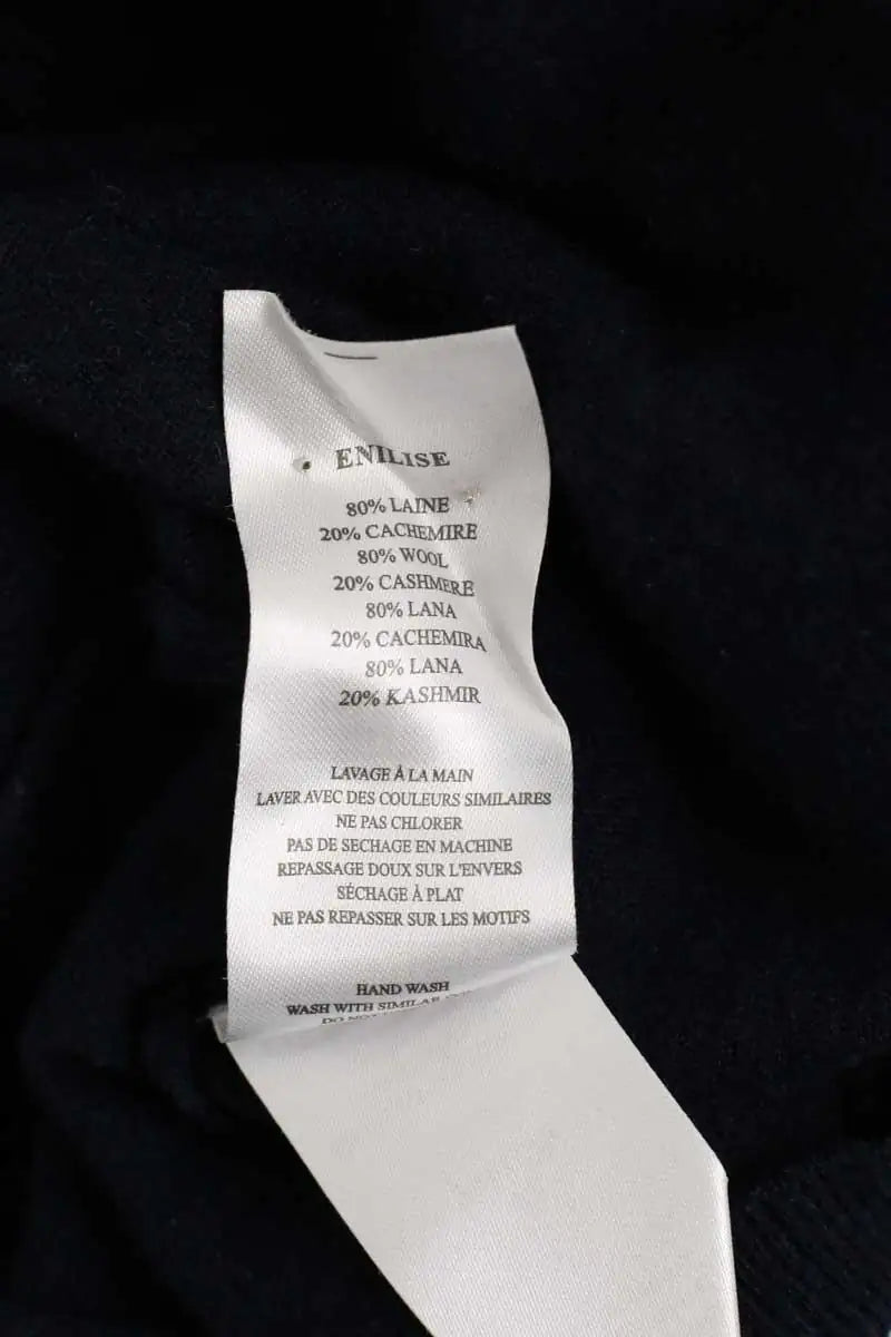 Pull Des Petits Hauts Enilise Marine en Laine